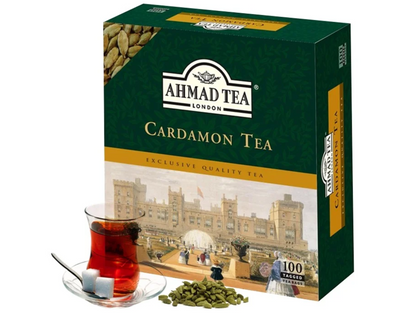 Thé noir de ceylan à la cardamome 100 sachets + 10 offerts - AHMAD TEA