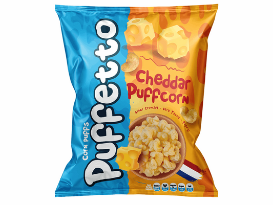 Chips au cheddar corn 70G x24 PUFFETTO