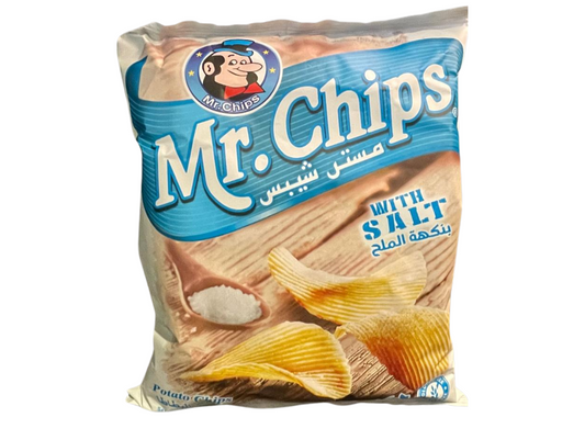 Chips au sel 75G x 20 MONSIEUR CHIPS