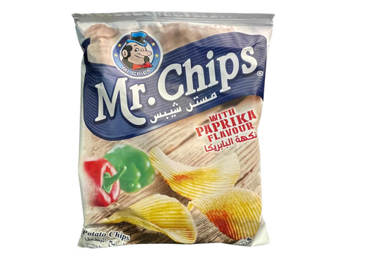 Chips au paprika 75G x 20 MONSIEUR CHIPS