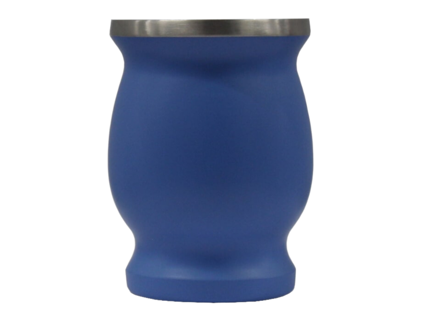 Tasse de maté en inox bleu KM2-4