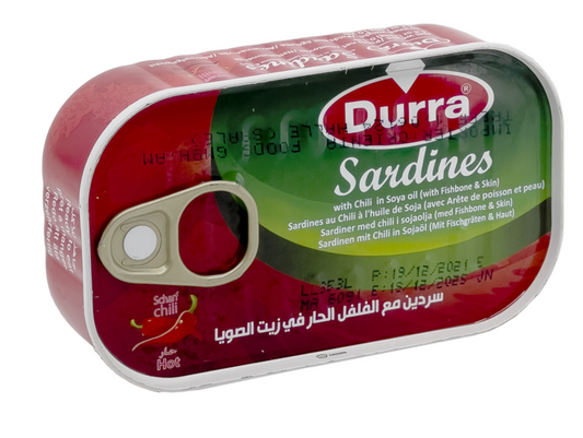 Sardine au piment 125 gr DURRA