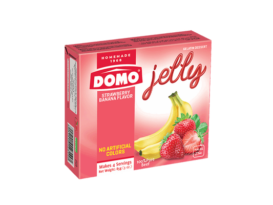 Gelée de fraise et banane 85G DOMO